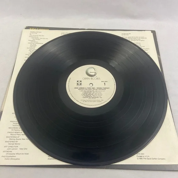 John Lennon Yoko Ono Double Fantasy LP - Picture 5 of 7